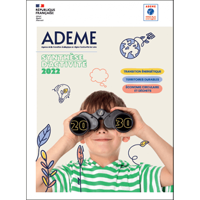 Couverture de la synthèse d'activité 2022 de l'ADEME Centre-Val-de-Loire