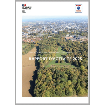 Couverture du rapport d'activités 2025
